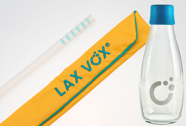 Preview: LAX VOX®–Set Bag & Bottle (verpackt)
